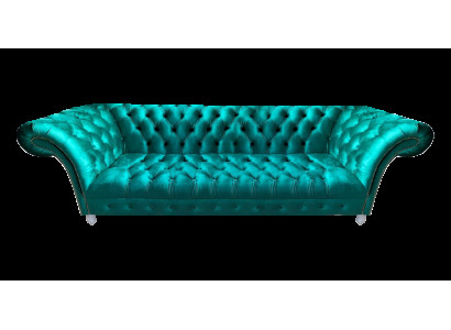 Chesterfield luksusa modernais trīsistabu dīvāns, dizainera dzīvojamā istaba jauns.