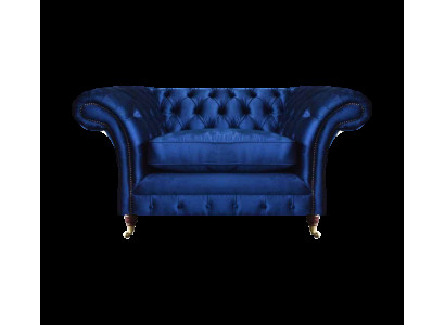 Zils krēsls Moderns Chesterfield mēbeles Luksusa dzīvojamais Istabas iekārtojums