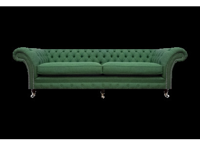 Chesterfield Zaļš divvietīga wohnters Luxurious divvietīgs mēbeles