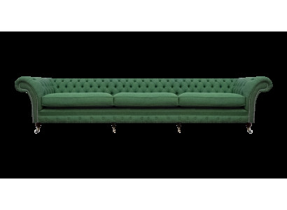 Chesterfield tumši zaļa gulta Mūsdienīgs mēbeles 3-vietīgs glezns luksa mēbeles