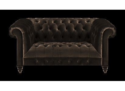 Chesterfield ekskluzīva brūna dīvāna moderns divvietīgs mēbeles ar apšuvumu