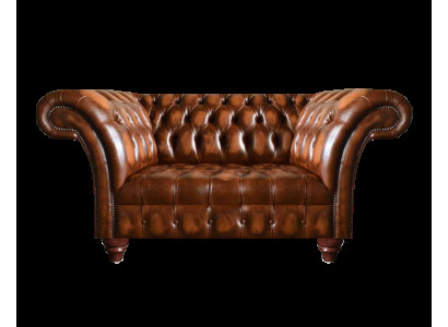 Nobil Chesterfield brūns ādas trīsvietīgs viesistabas dīvāns jauns
