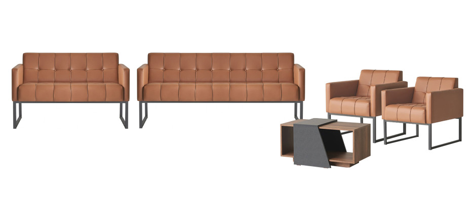 Darbarbības numurs 5 gabali 3-vietīgs 2-vietīgs 2 dīvāni Galdiņš Brūns Stils