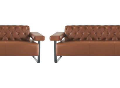 Chesterfield Dīvāns Stila 3-vietīgais 2-vietīgais Dīvāns Ādas Dīvāni Moderns Nerūsējošais tērauds