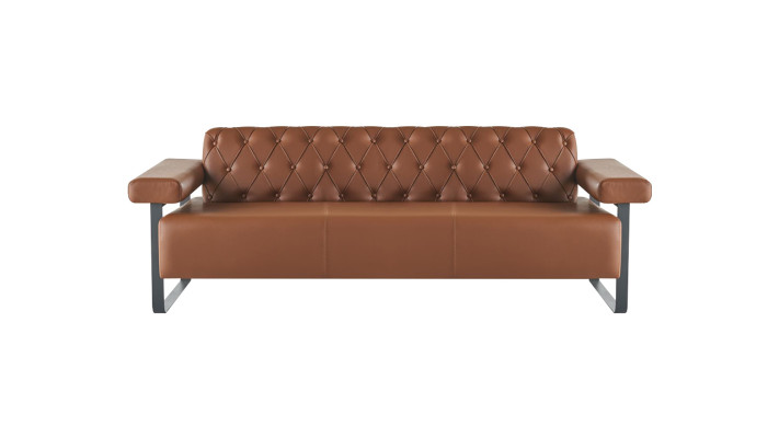 Chesterfield dīvāns ar sprādzēm 4 gab. 3-vietīgs, 2-vietīgs krēsls, moderns