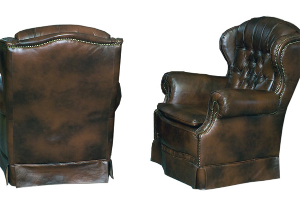 Chesterfield krēsla ausis krēsls televizora krēsls dīvāns atpūtas krēsls ādas dīvāns sēdeklis jauns