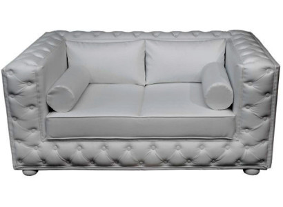 Chesterfield dīvāns Dīvāns Komplekts 3-vietīgs Cannes Adverts Leather Sofas Couchen Jauns A922