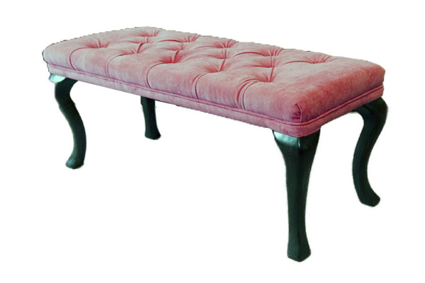 Chesterfield pufa pielikums Ottomane dīvāns ādas auduma TORBAY II Jaunais