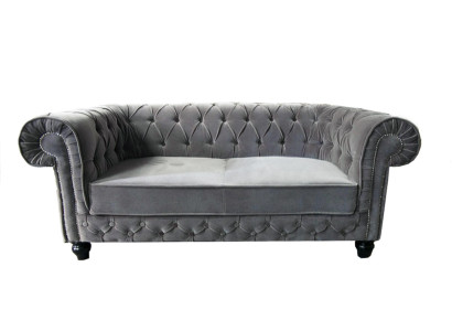 Chesterfield Dīvāns Ar Polsterīšiem, Dizaina 3-vietīga Sofa Garnitūra, Jaunā Chester 2 Sofa
