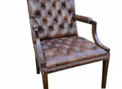 Antīkais tronis ķēnišķis Chesterfield krēsls imitācija 1500 bruņinieka krēsls dīvāns sofa