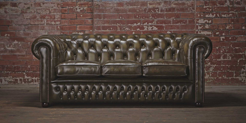 Chesterfield 3-vietīgs XXL pārklāts sēdēt atpūsties dīvāns Sofa Garnitur Big Couchen 2016-06