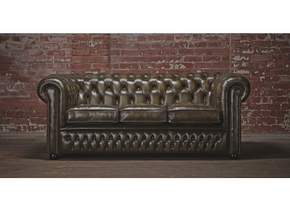 Chesterfield 3-vietīgs XXL pārklāts sēdēt atpūsties dīvāns Sofa Garnitur Big Couchen 2016-06