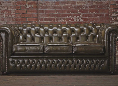 Chesterfield 3-vietīgs XXL pārklāts sēdēt atpūsties dīvāns Sofa Garnitur Big Couchen 2016-06