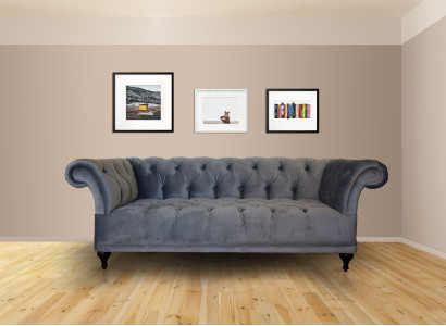 Česterfilda dīvāns Polster Designer Couchen Sofas Garnitur Teksts auduma audums 14