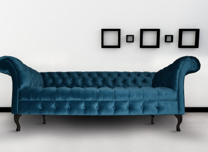 Chesterfield dīvāns Polster Designercouch sofai komplekts Audums audums Audums 16