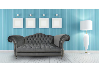 Česterfīlda Dīvāns Polster Designer Couchen Dīvāni Garnitūra Tekstila Audums Tekstila 24