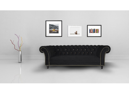 Chesterfield Sofa Auduma dizainera dīvāns Sofa Garnitūra Tekstils 30