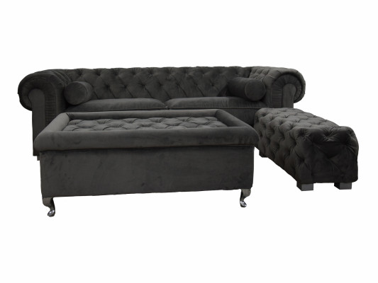 Chesterfield dīvāns 3 VIETAS apdare dizainera dīvāni Sofas Garnitur SL Dīvāns 19