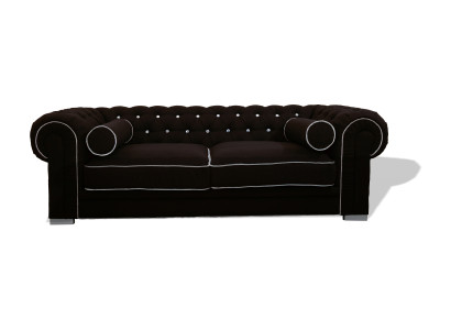 Chesterfield Sofa 3 vietu polster dizainera dīvāns. Sofa 26.