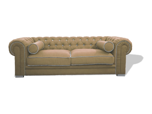 Chesterfield Sofa 3 SITZER Paklājs Dizaina dīvāns Gultas dīvāns Garnitur SL Sofa 29