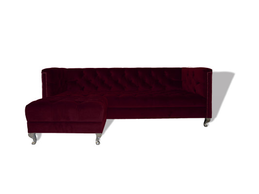 Chesterfield Sofa 3 vietu polsterēta dizaina dīvāns sofai SLIII №4