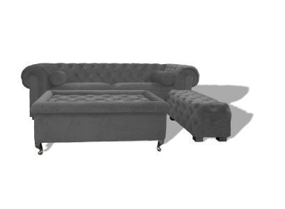 Chesterfield dīvāns polster Designer Couchen Sofas Garnitur Couch SLIII Sofa №21
