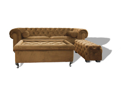 Česterfielda dīvāns Polster Designer dīvāni Sofas Garnitur Couch SLIII dīvāns Nr. 25