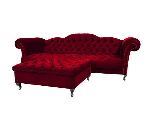 Chesterfield dīvāna polstera dizainera dīvāns gultas garnitūras dīvāns SLIII Dīvāns №46