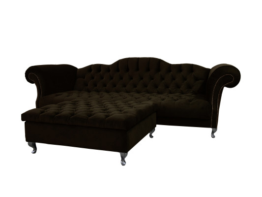 Chesterfield Sofa Polster Dizainera dīvāns Dīvāni Garnitūra Dīvāns SLIII Sofa №50