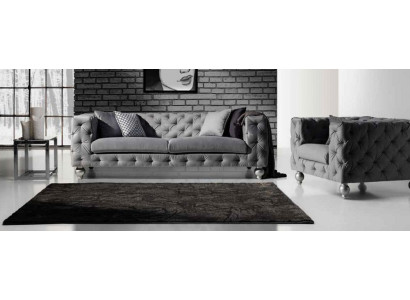 Sofas Chesterfield komplekts 252 cm + krēsla dīvāns dizaina dekors dīvāns