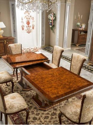 Eetkamer design meubels inrichting tafels massief houten tafel nieuw luxe Italiaans