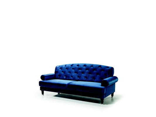 Chesterfield 3 sēdvietīgs dizainera dīvāns ar polsterīšanu, auduma dīvānu Lamezia.