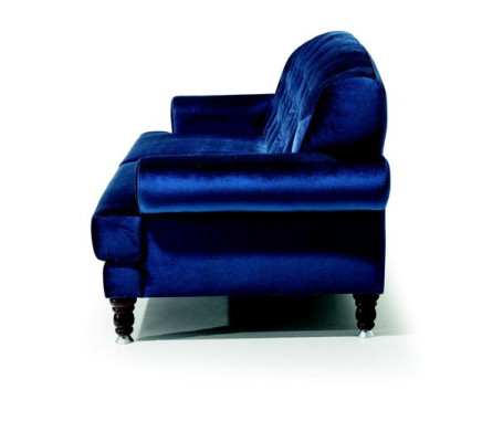 Chesterfield 3 sēdvietīgs dizainera dīvāns ar polsterīšanu, auduma dīvānu Lamezia.