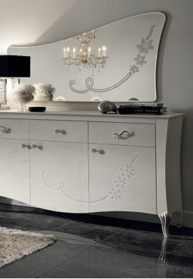 Sideboard Kommode Skapis Side Low Board Mēbeles Komenes Dizainera Skapji Koks