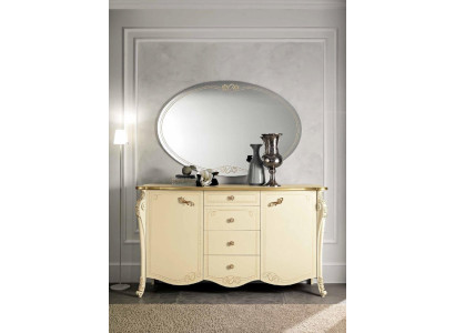 Komoda Sideboard Beige Sideboards Skapis Komodes Mēbeles Masīva koks Bizzotto