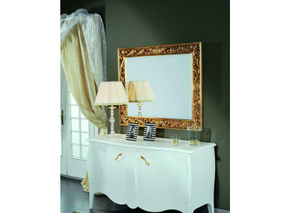 Sienas spogulis Spogulis Vannas istaba Koridors Dizains Salon Antīks stils Stikls Vintage Baroks Rokoķis
