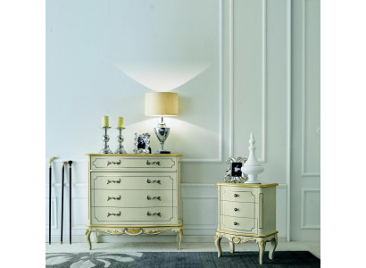 Izstrādātā materiāla stils Baroko Kommode koka Itālijas mēbele Greznas galdiņš Sideboard