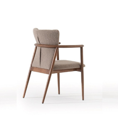 Ēdamistabas krēsla dizains polster Stoff Textil stils Modernais atpūtas krēsls kresls