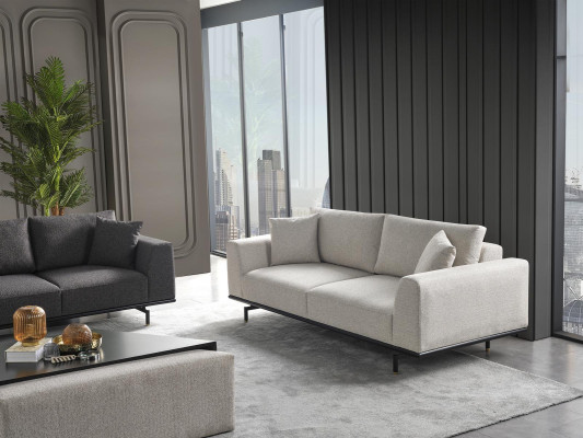 Sofas komplekts 431 Caurules galds ar guļamvietu Dzīvojamais istabas dizains jauns 5 dalās