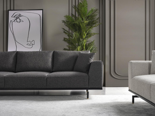 Sofas komplekts 431 Caurules galds ar guļamvietu Dzīvojamais istabas dizains jauns 5 dalās