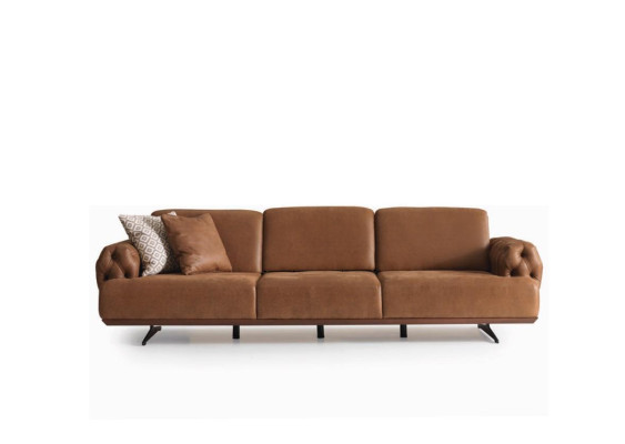 Sofas komplekts 4 gab. Komplekts Dīvāns Dīvāns mēbeles Garnitūra dizains Chesterfield