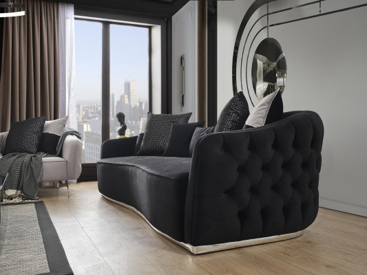 Sofas komplekts 431 sēdvieta galds dzīvojamā istaba komplekts 4 gab. balts jauns Moderns
