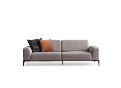 Dzīvojamā istaba Dīvāns 3 vietās Dizains Stils Mēbeles Modernie Dīvāni pelēcīgi.