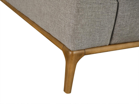 Sofas Komplekts Dīvāns Krēsls 3+2+1 Audums Luksuss Pelēka Dīvāni Dzīvojamā istaba