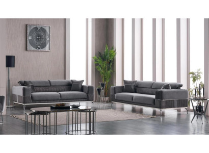 Pelnīti dizainera dīvāns Kluba mēbeles Dīvāni 3+3 sēdvietas pārklāti 230 cm gari dīvāni