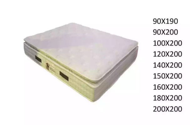 Putu gumijas matracis Ekskluzīvais matracis Luksusa mēbeles Ortopēdiskais 25cm