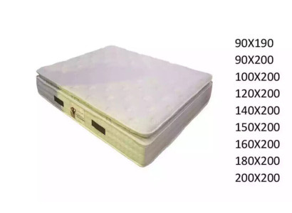 Putu gumijas matracis Ekskluzīvais matracis Luksusa mēbeles Ortopēdiskais 25cm