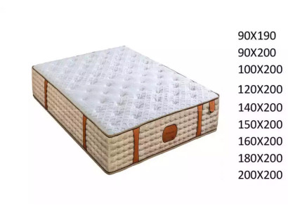 Augsti kvalitatīvs viesnīcas matracis 25 cm kingsize extra biezs matracis 200x200 cm.