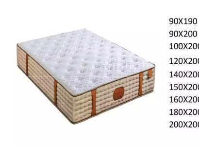 Augsti kvalitatīvs viesnīcas matracis 25 cm kingsize extra biezs matracis 200x200 cm.