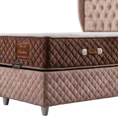 Gultasvietas viesnīcas gultā 160x200 cm ar matraci, dizaina gultas karkass, mīksta gulta.